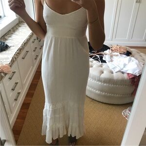 Billabong white maxi dress summer
